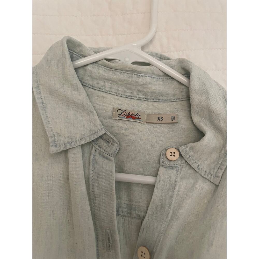 Faherty Shirt Dress - Picture 3 of 4